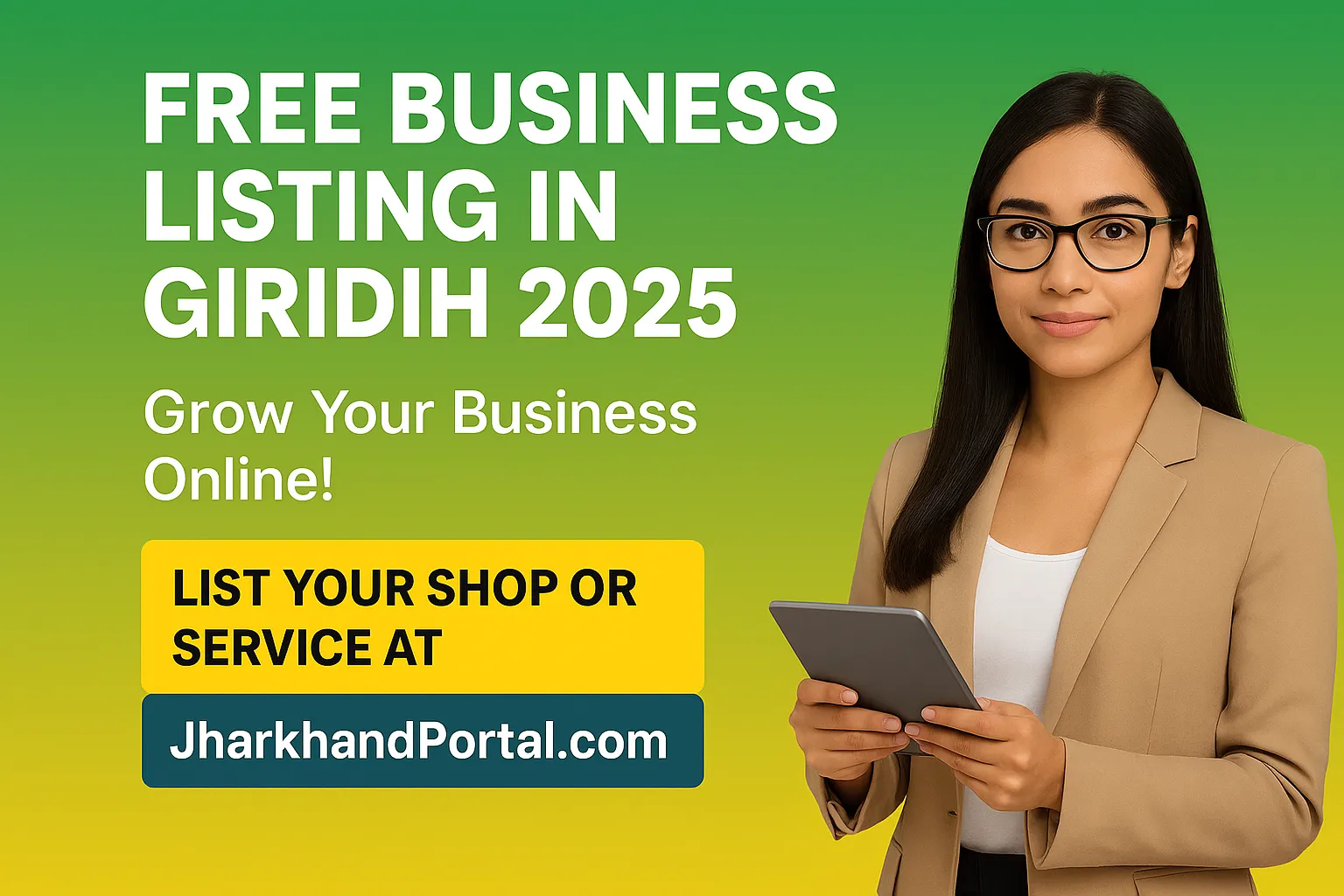 Free Business Listing in Giridih 2025 – List Your Shop or Service Online